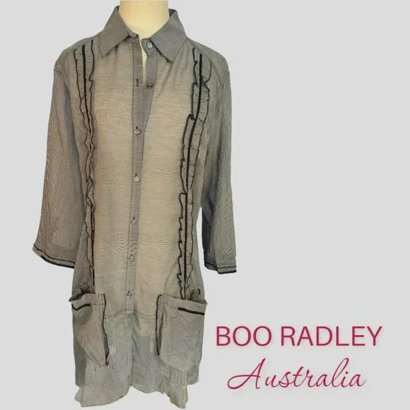 BOO RADLEY AUSTRALIA - GORGEOUS TUNIC TOP/DRESS (NWT) - Picture 1 of 10